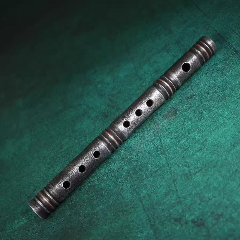 Musical Instrument That You Blow Into - 전통 플루트 구리 수제 가로형 플루트