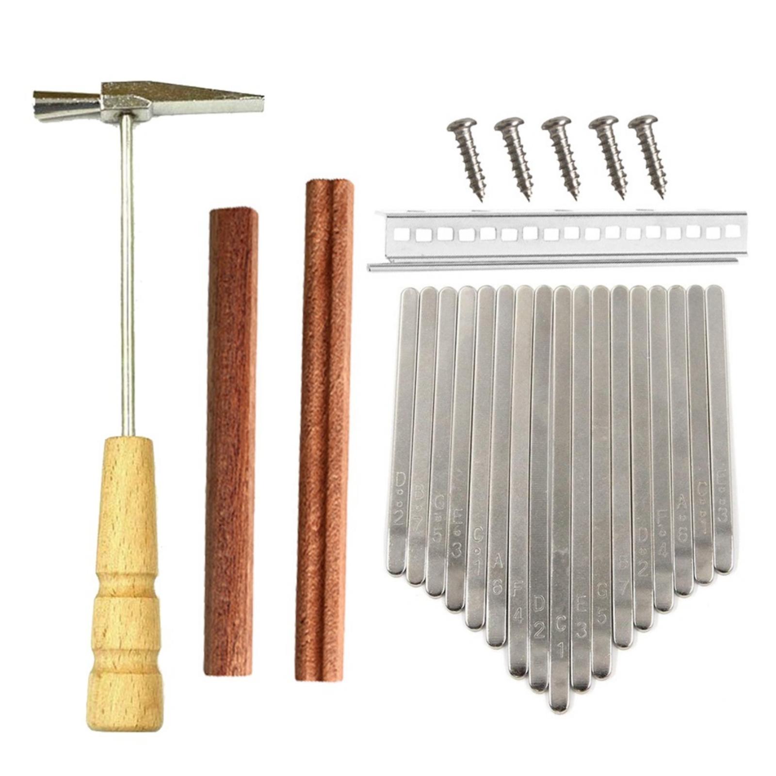Musical Instrument Repairs - DIY 칼림바 엄지 피아노 17키 실버