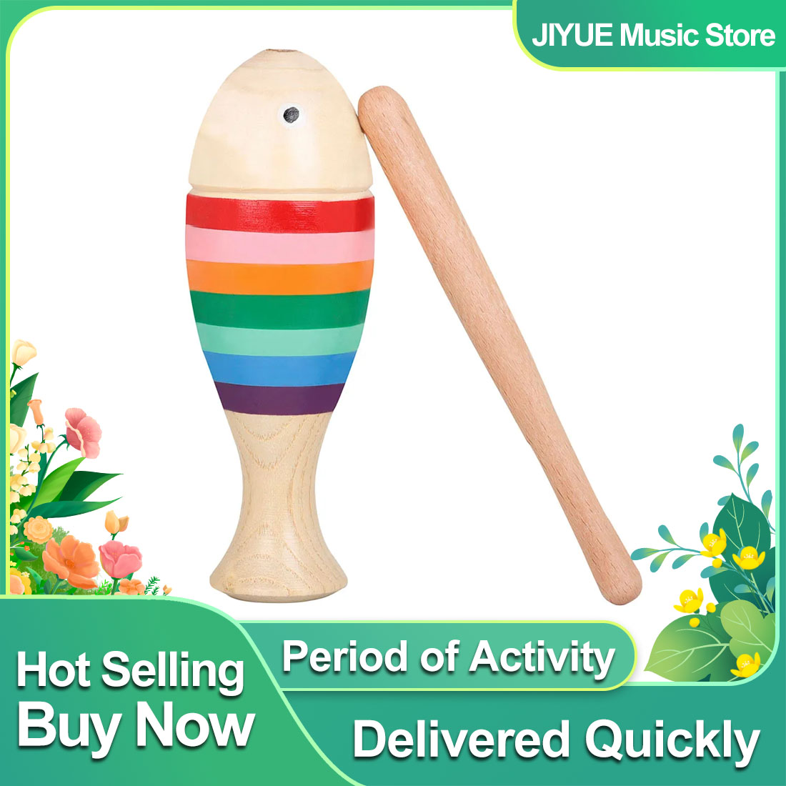 Musical Instruments Cartoon - IRIN 레인보우 피쉬 오르프 어린이 선물