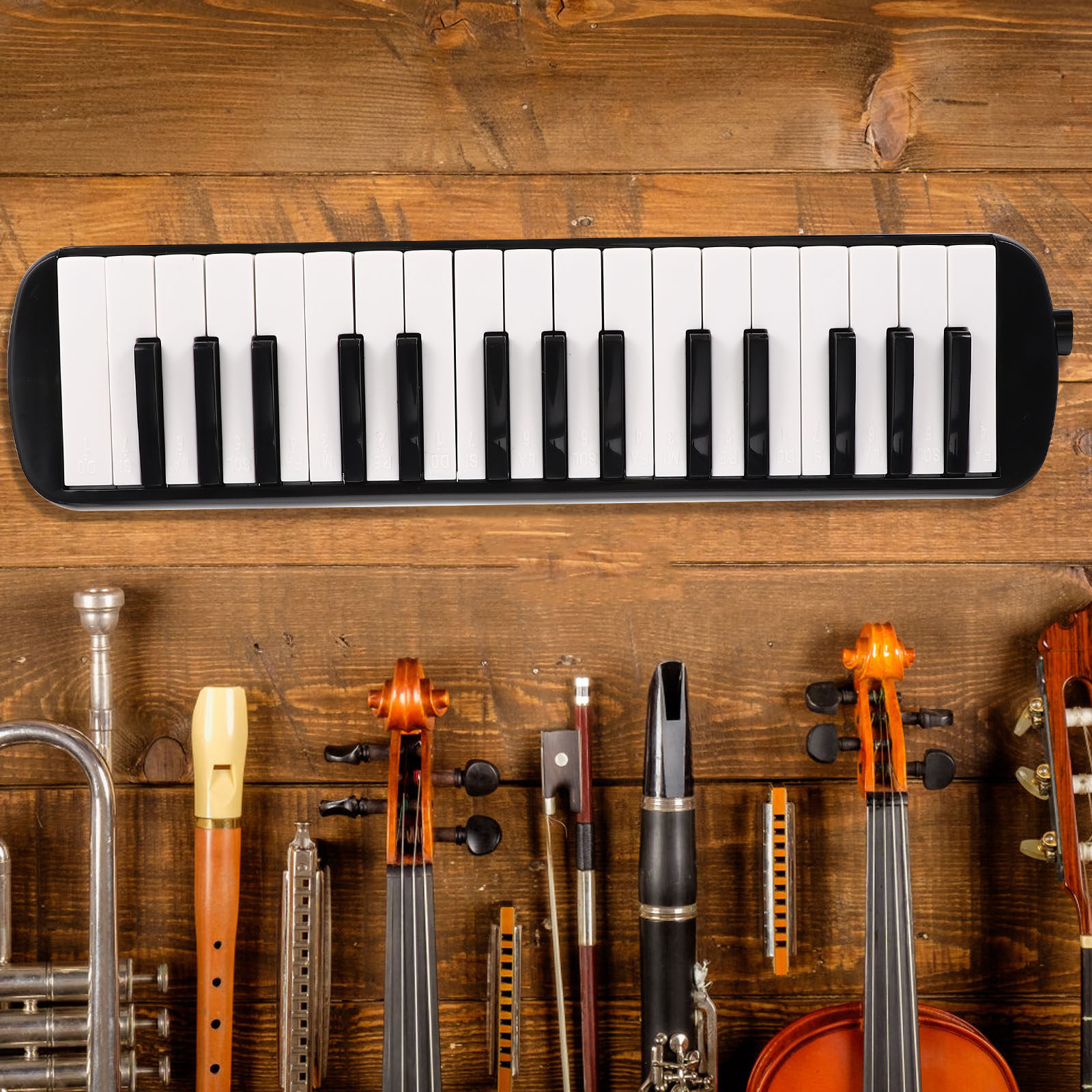 초보자를 위한 32건반 멜로디카, 교육용 악기, 휴대용 - Musical Instrument Long 리뷰 및 가격
