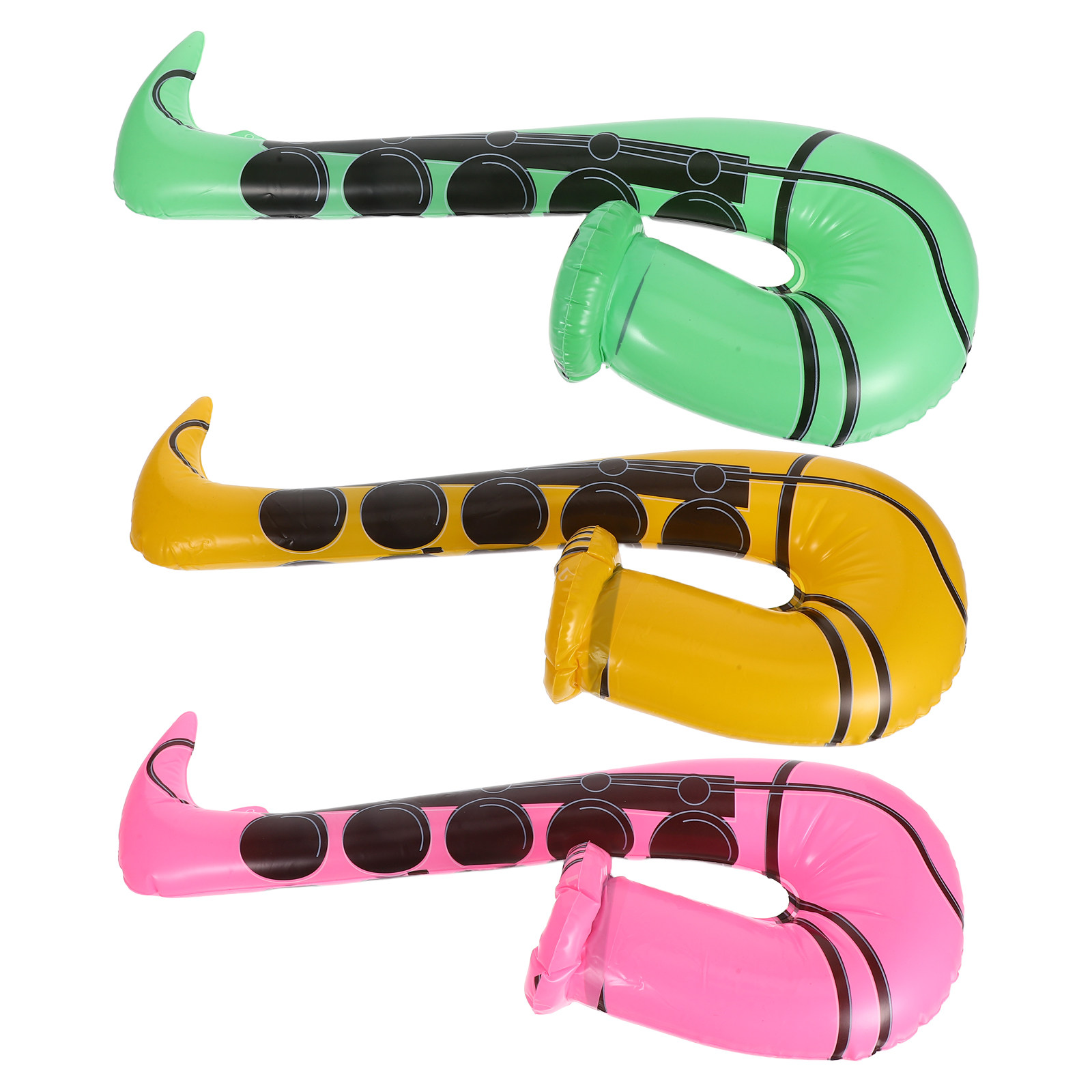 3개 세트의 휴대용 색소폰 모양 풍선, 가벼운 악기,  - Musical Instrument That You Blow Into 리뷰 및 가격
