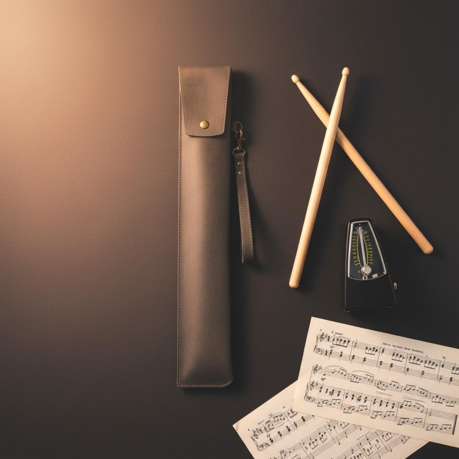 가죽 드럼스틱 가방 오래 지속되는 PU 가죽 드럼스틱  - Musical Instrument Long 리뷰 및 가격