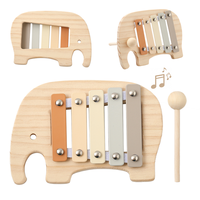 아기 몬테소리 장난감 만화 코끼리 타악기 실로폰 장난감 - Musical Instruments Cartoon 리뷰 및 가격