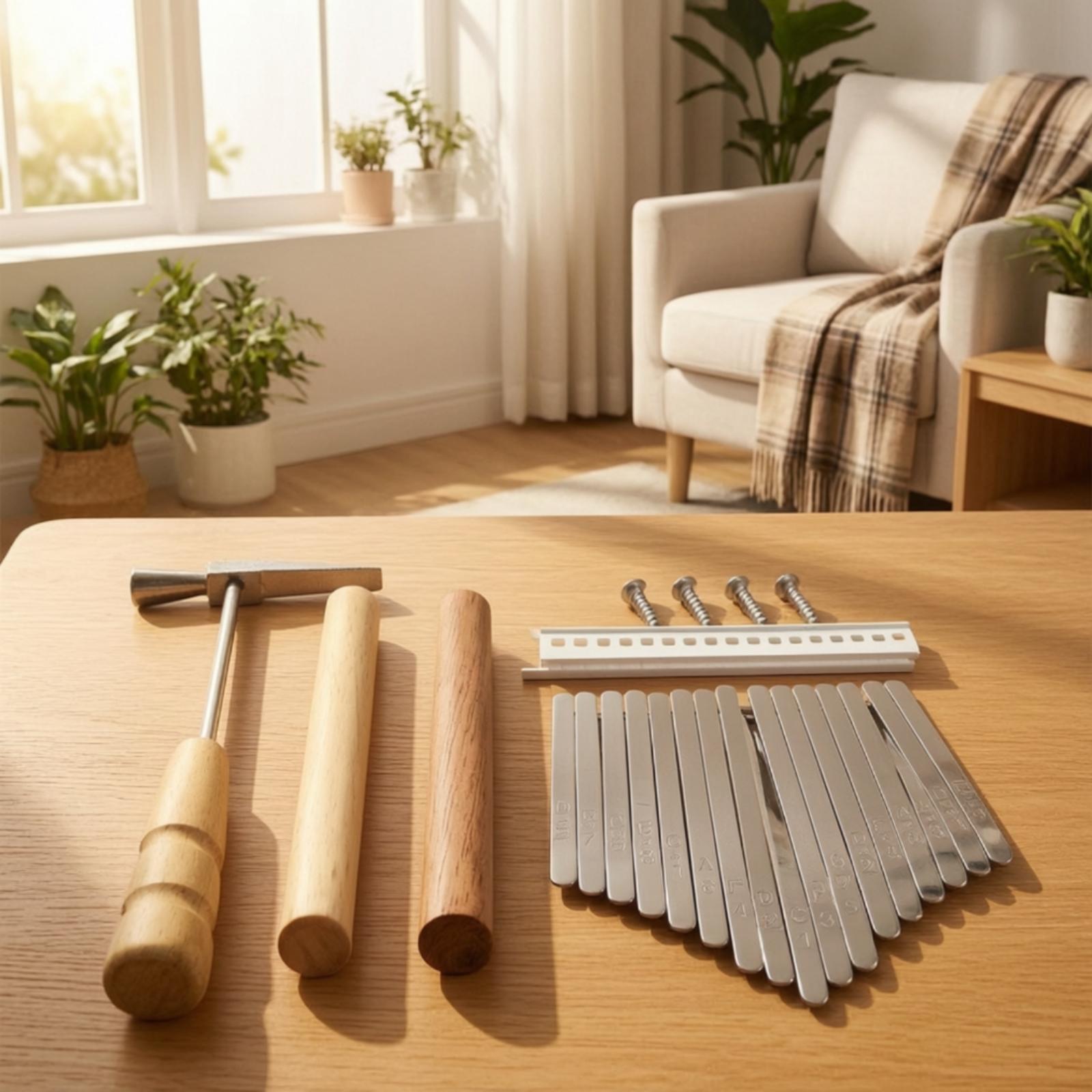 DIY 칼림바 엄지 피아노 17키 실버 메탈 튜닝 렌치 - Musical Instrument Repairs 리뷰 및 가격