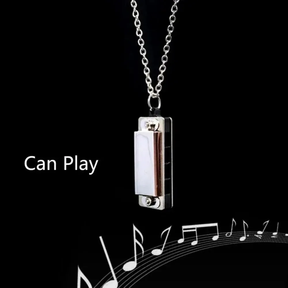 미니 하모니카 목걸이 남성과 여성 틈새 디자인 감각 펜 - Musical Instrument That You Blow Into 리뷰 및 가격