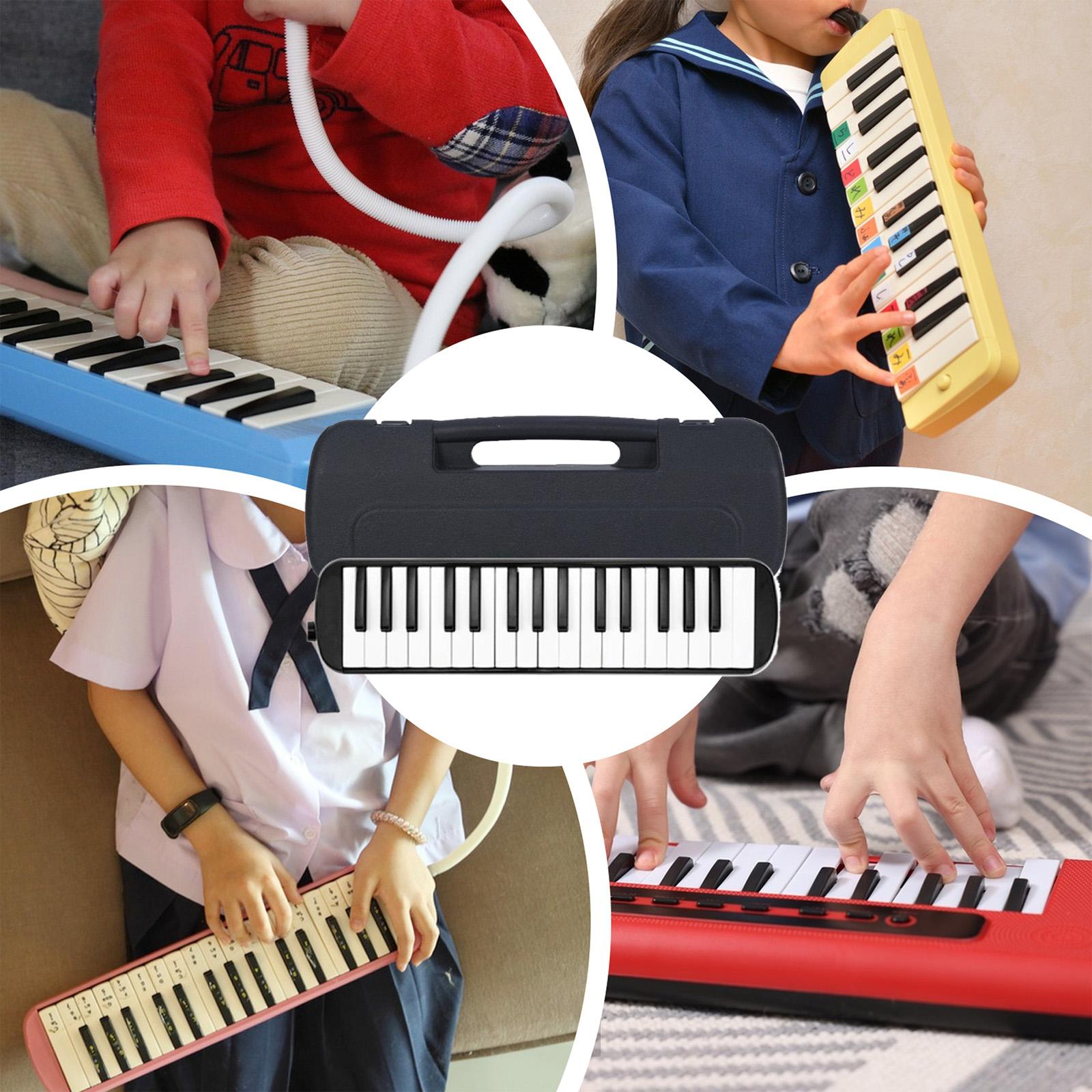 32 키 멜로디카 32 키 초보자 휴대용 키보드 장난감 - Musical Instrument Long 리뷰 및 가격